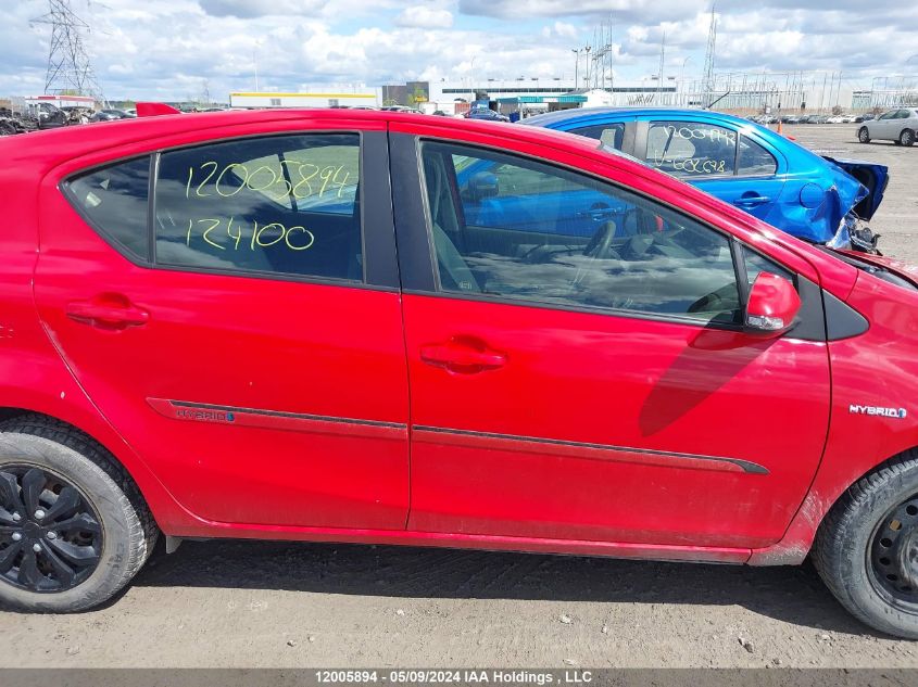 2016 Toyota Prius C Technology VIN: JTDKDTB35G1124100 Lot: 12005894