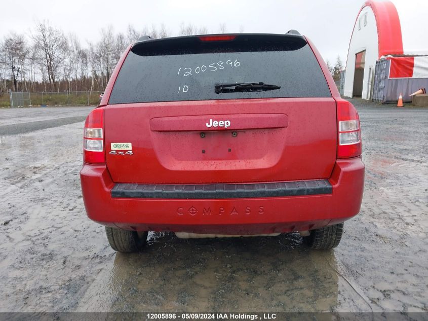 2010 Jeep Compass Sport/North VIN: 1J4NF4FB2AD628182 Lot: 12005896