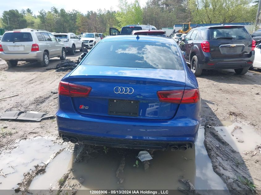 2016 Audi S6 VIN: WAUF2AFC4GN153826 Lot: 12005906