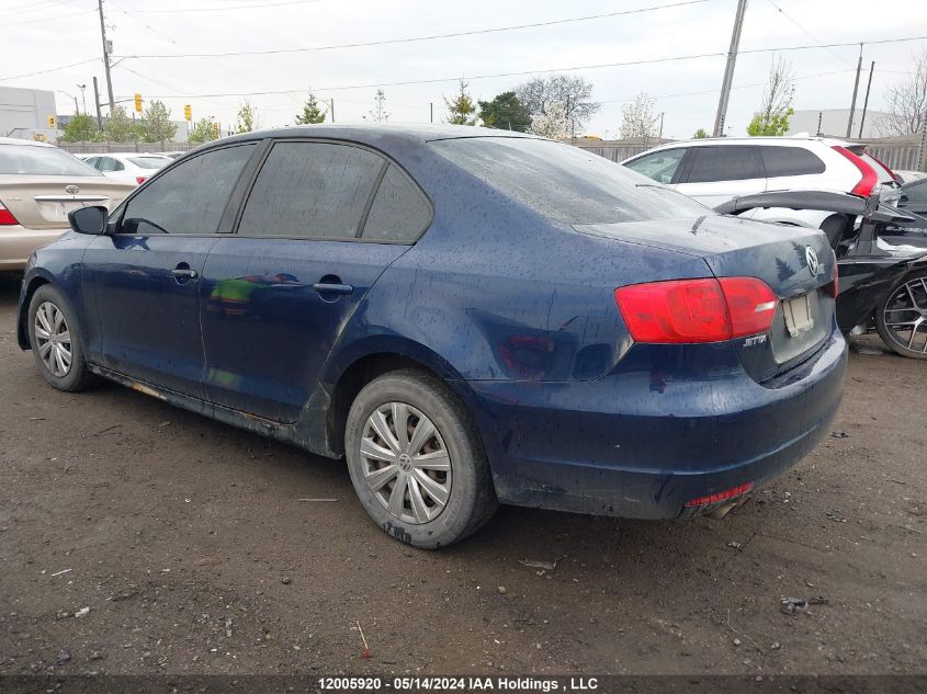 2011 Volkswagen Jetta S VIN: 3VW1K7AJ0BM065782 Lot: 12005920