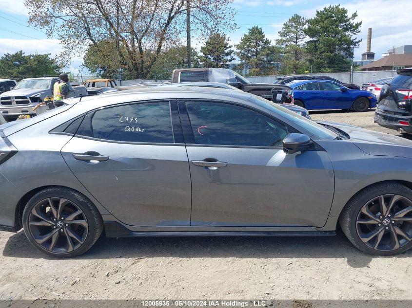 2018 Honda Civic Hatchback VIN: SHHFK7G4XJU309420 Lot: 12005935