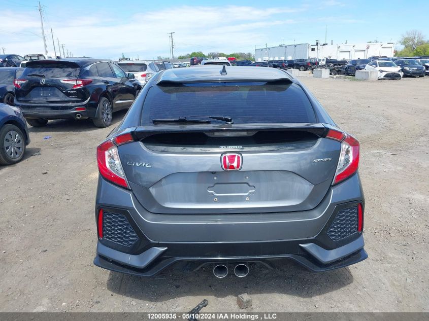2018 Honda Civic Hatchback VIN: SHHFK7G4XJU309420 Lot: 12005935