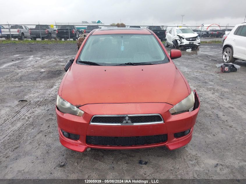 2009 Mitsubishi Lancer VIN: JA3AU86W59U601654 Lot: 12005939