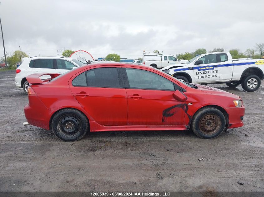 2009 Mitsubishi Lancer VIN: JA3AU86W59U601654 Lot: 12005939