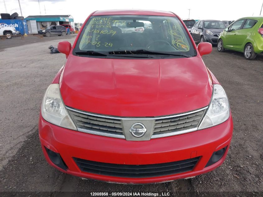 2009 Nissan Versa VIN: 3N1BC13E69L461039 Lot: 12005958