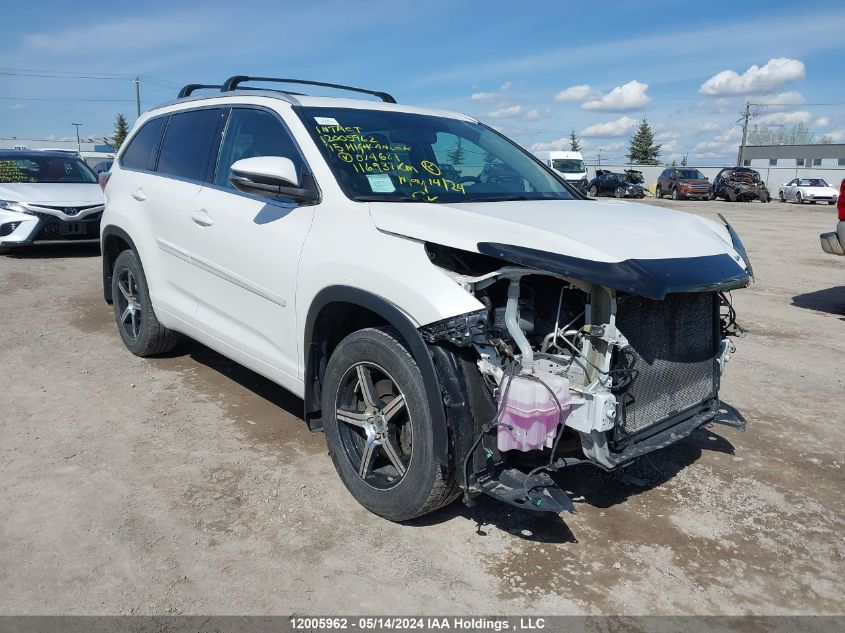 2015 Toyota Highlander Xle VIN: 5TDJKRFH3FS074681 Lot: 12005962