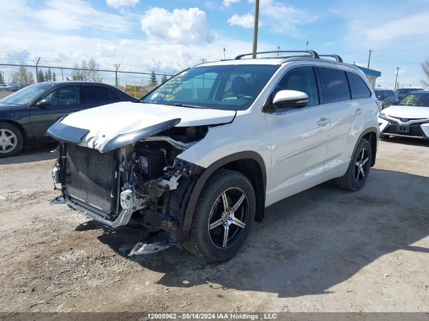 2015 Toyota Highlander Xle VIN: 5TDJKRFH3FS074681 Lot: 12005962