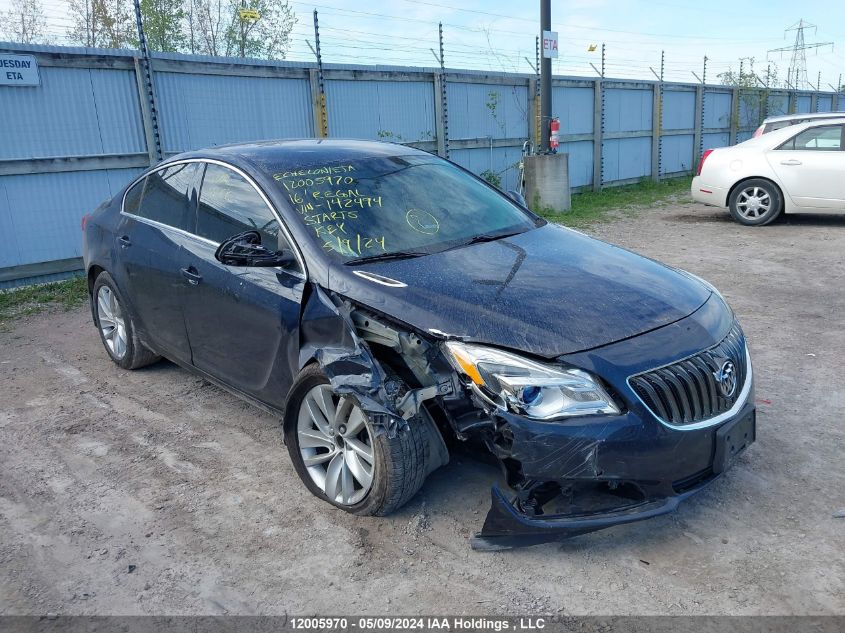 2016 Buick Regal VIN: 2G4GL5EX7G9142494 Lot: 12005970