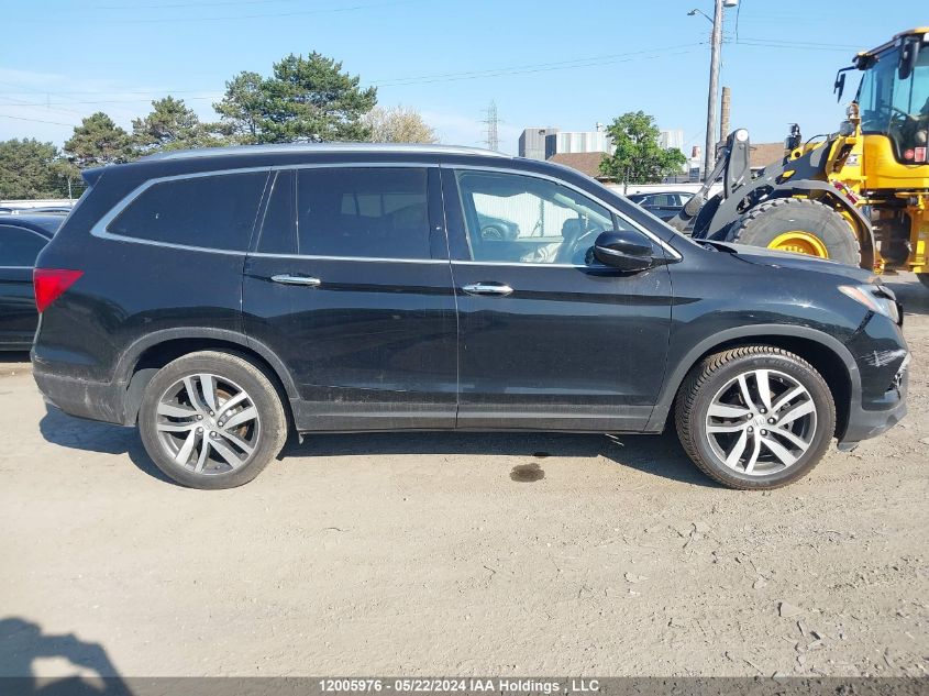 2017 Honda Pilot Elite VIN: 5FNYF6H07HB068804 Lot: 12005976