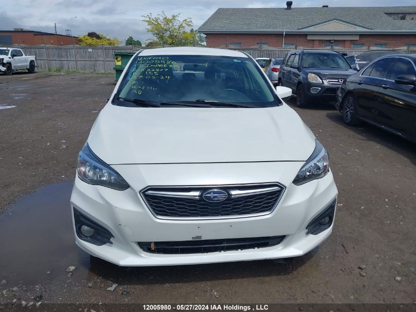 2017 Subaru Impreza VIN: 4S3GKAB61H3622407 Lot: 12005980