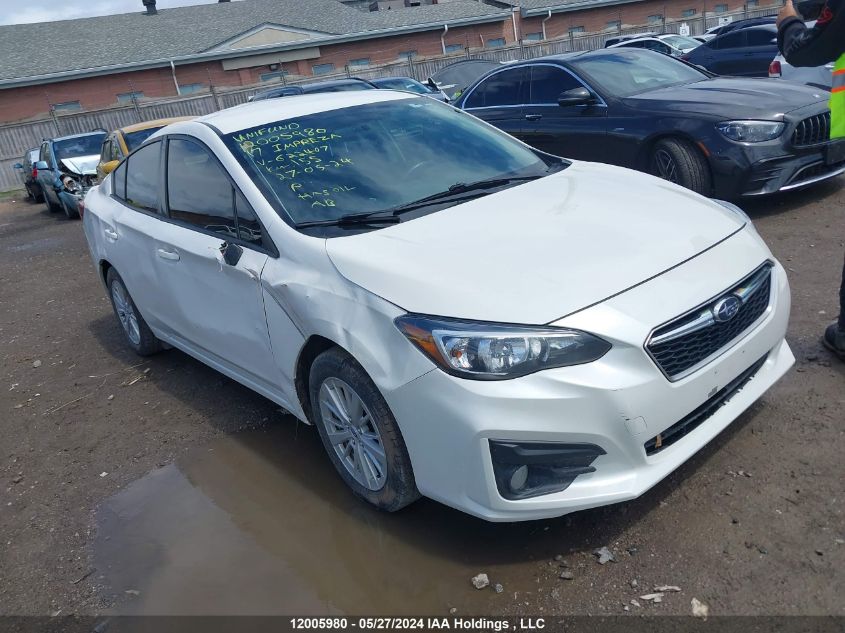 2017 Subaru Impreza VIN: 4S3GKAB61H3622407 Lot: 12005980