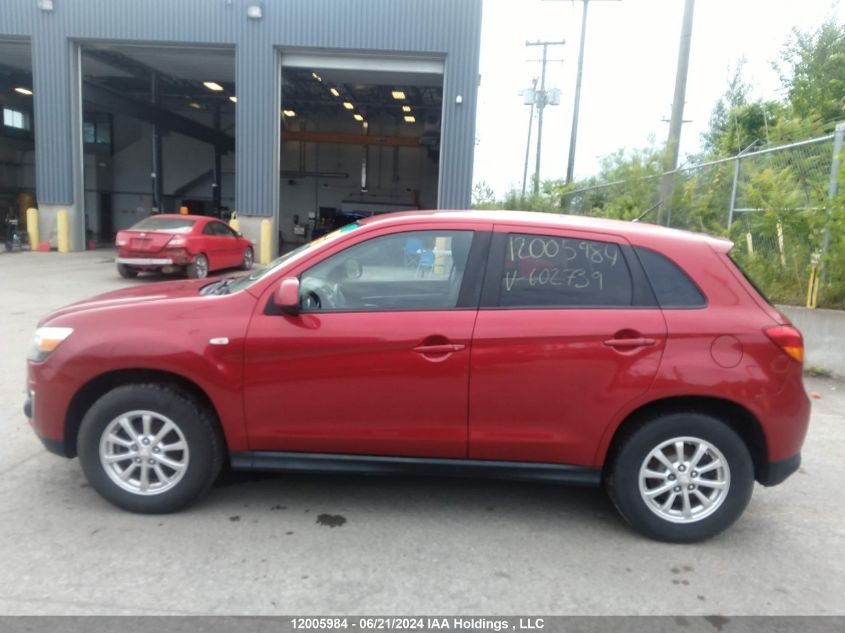 2014 Mitsubishi Rvr Se VIN: 4A4AH3AU2EE602739 Lot: 12005984