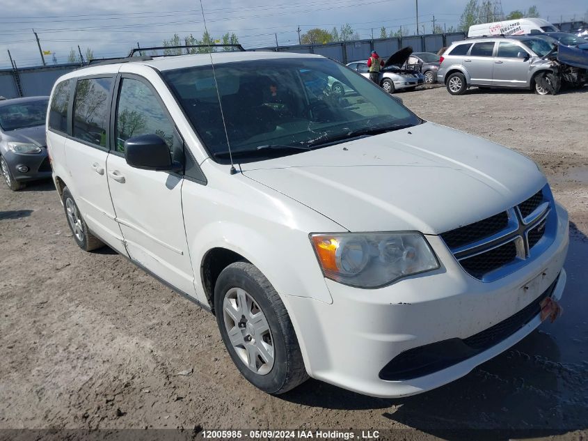 2012 Dodge Grand Caravan Se/Sxt VIN: 2C4RDGBG5CR102676 Lot: 12005985