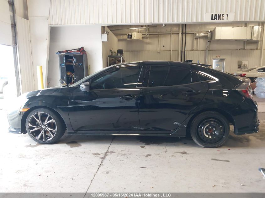 2019 Honda Civic Sport VIN: SHHFK7H45KU304058 Lot: 12005987