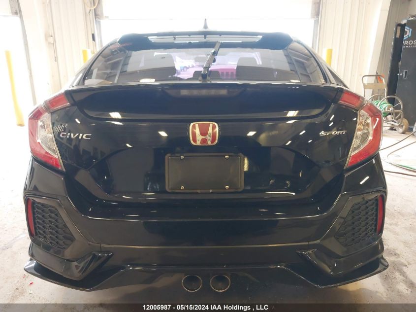 2019 Honda Civic Sport VIN: SHHFK7H45KU304058 Lot: 12005987