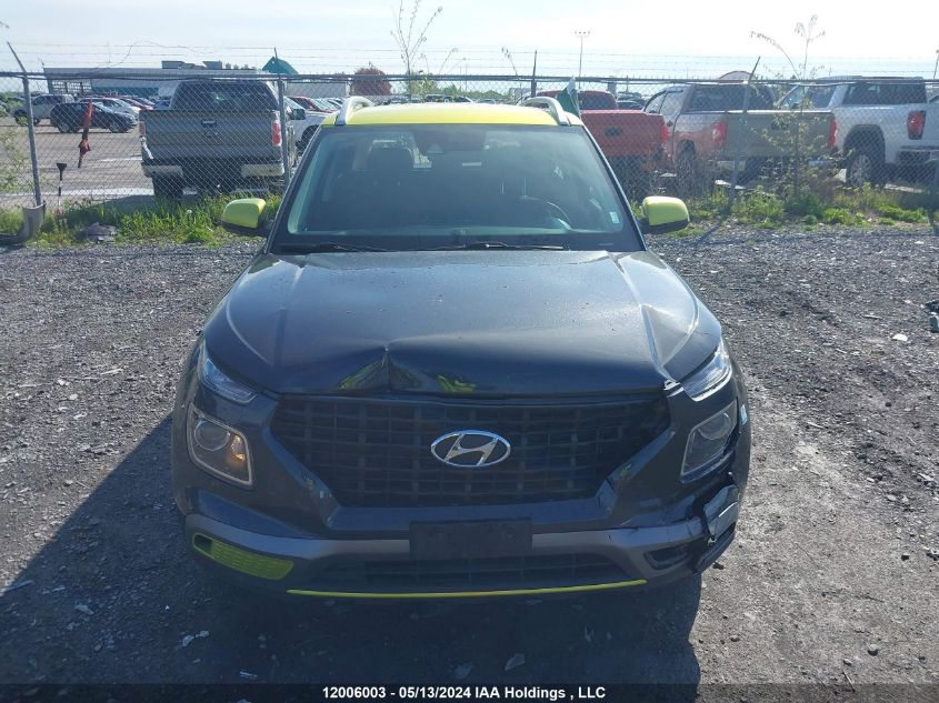 2021 Hyundai Venue Preferred With Two-Tone Body Colour VIN: KMHRC8A36MU066679 Lot: 12006003