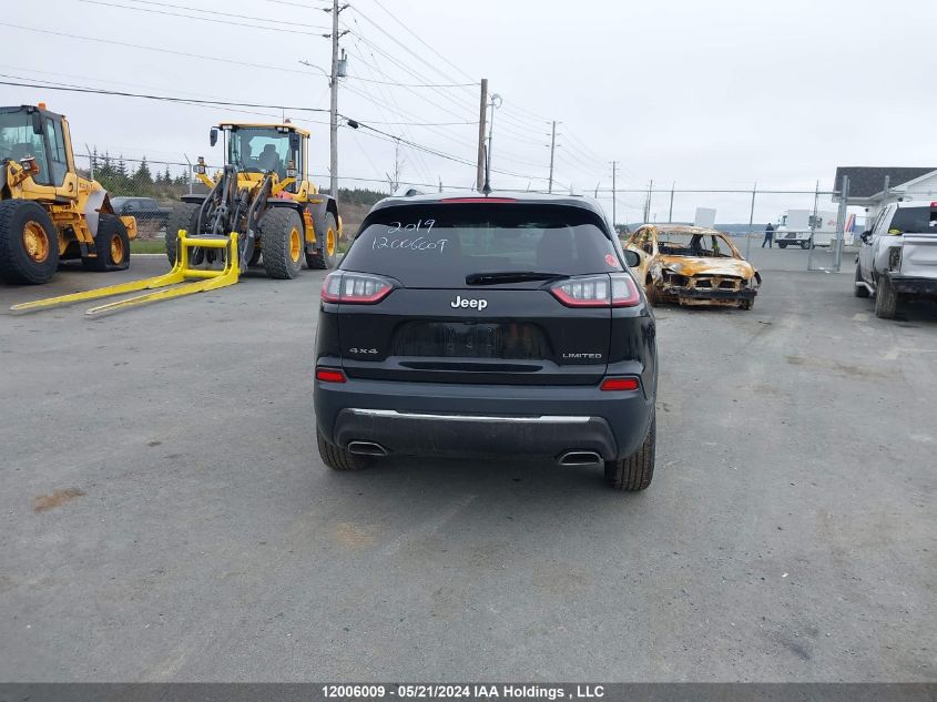 2019 Jeep Cherokee Limited VIN: 1C4PJMDX7KD278884 Lot: 12006009