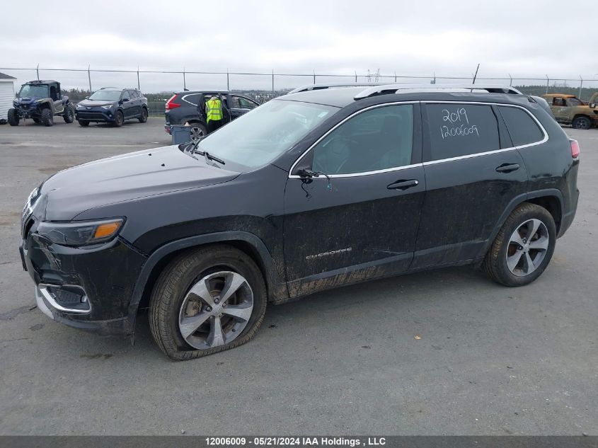 2019 Jeep Cherokee Limited VIN: 1C4PJMDX7KD278884 Lot: 12006009