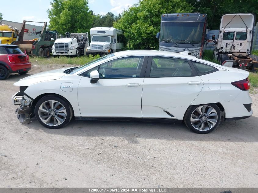 2018 Honda Clarity Plug-In Hybrid VIN: JHMZC5F11JC800395 Lot: 12006017