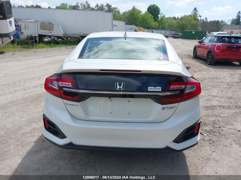 2018 Honda Clarity Plug-In Hybrid VIN: JHMZC5F11JC800395 Lot: 12006017