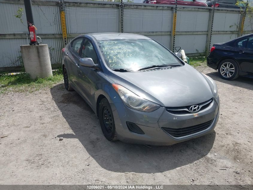 2013 Hyundai Elantra Gl VIN: 5NPDH4AE1DH291628 Lot: 12006021