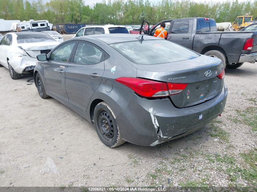 2013 Hyundai Elantra Gl VIN: 5NPDH4AE1DH291628 Lot: 12006021