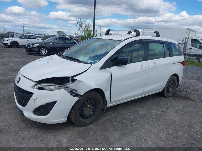 2012 Mazda Mazda5 VIN: JM1CW2CL1C0129334 Lot: 12006029