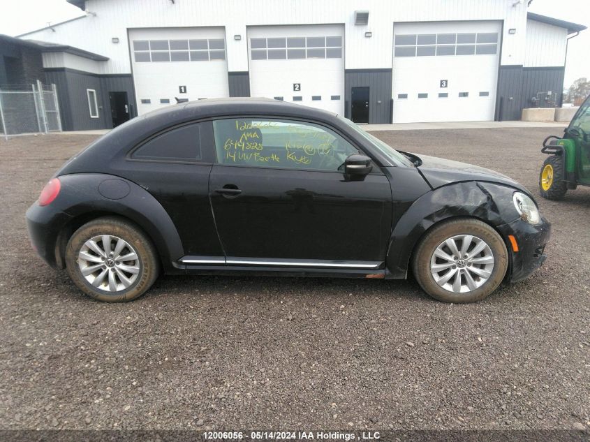 2014 Volkswagen Beetle VIN: 3VWJ07AT7EM644828 Lot: 12006056