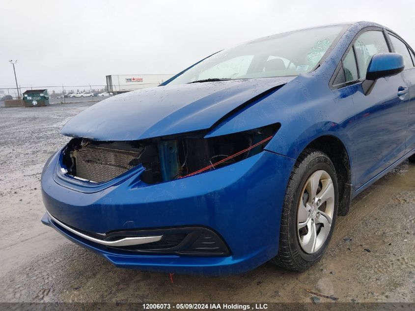 2013 Honda Civic Sdn VIN: 2HGFB2F46DH039883 Lot: 12006073