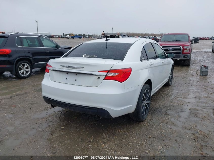 2012 Chrysler 200 S VIN: 1C3CCBHG1CN263000 Lot: 12006077