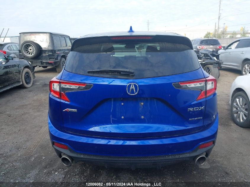 2019 Acura Rdx VIN: 5J8TC2H60KL801653 Lot: 12006082