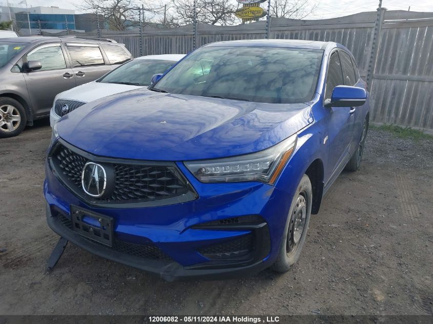 2019 Acura Rdx VIN: 5J8TC2H60KL801653 Lot: 12006082