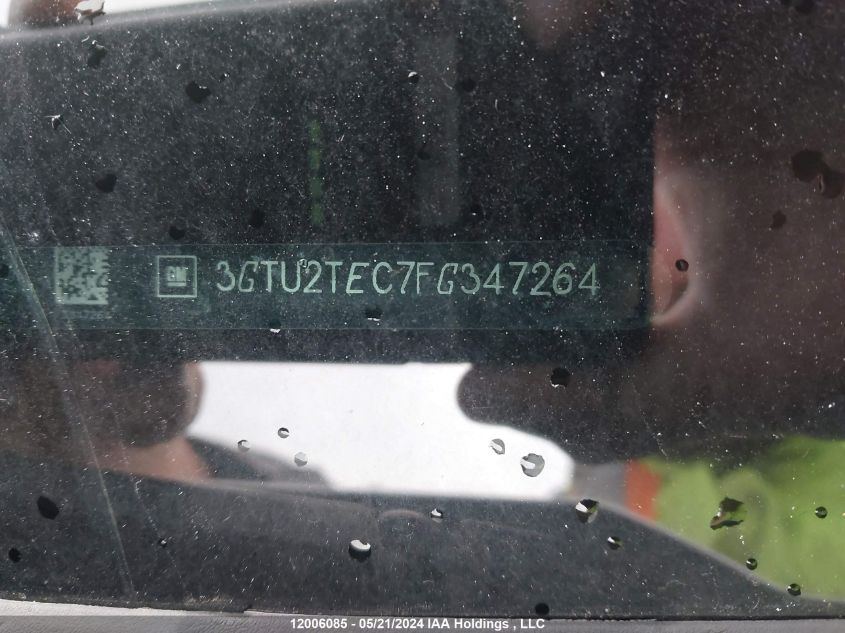 2015 GMC Sierra K1500 VIN: 3GTU2TEC7FG347264 Lot: 12006085