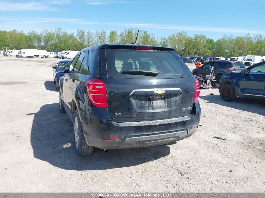 2016 Chevrolet Equinox VIN: 2GNFLEEK5G6297543 Lot: 12006088