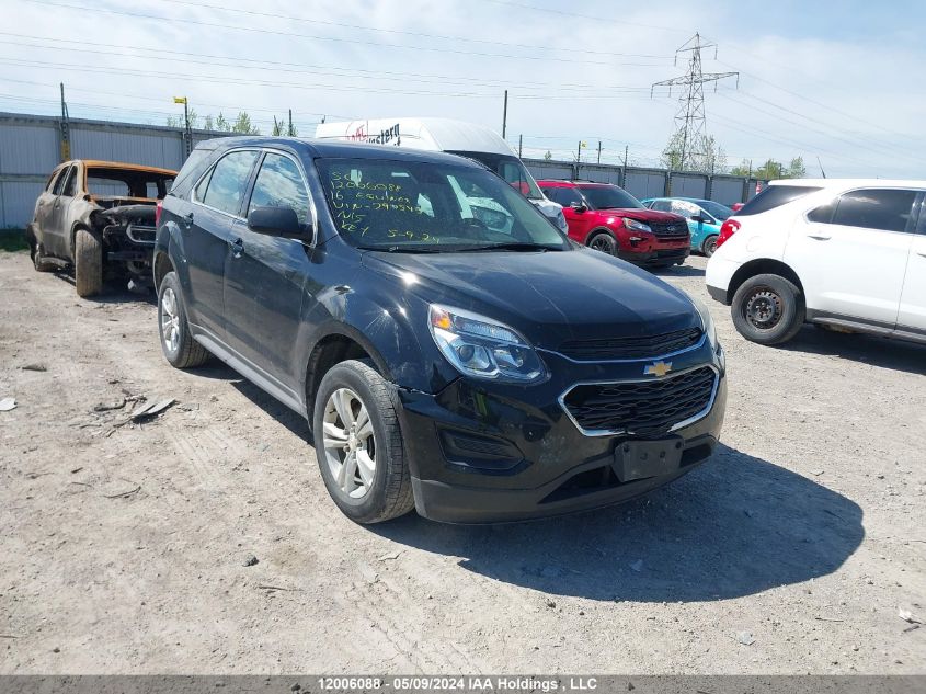 2016 Chevrolet Equinox VIN: 2GNFLEEK5G6297543 Lot: 12006088