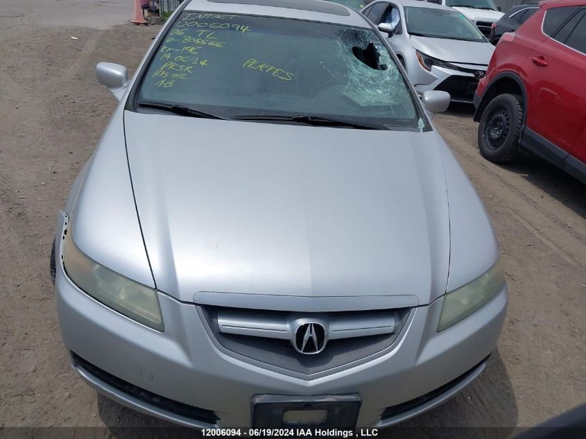 2006 Acura Tl VIN: 19UUA662X6A805566 Lot: 12006094