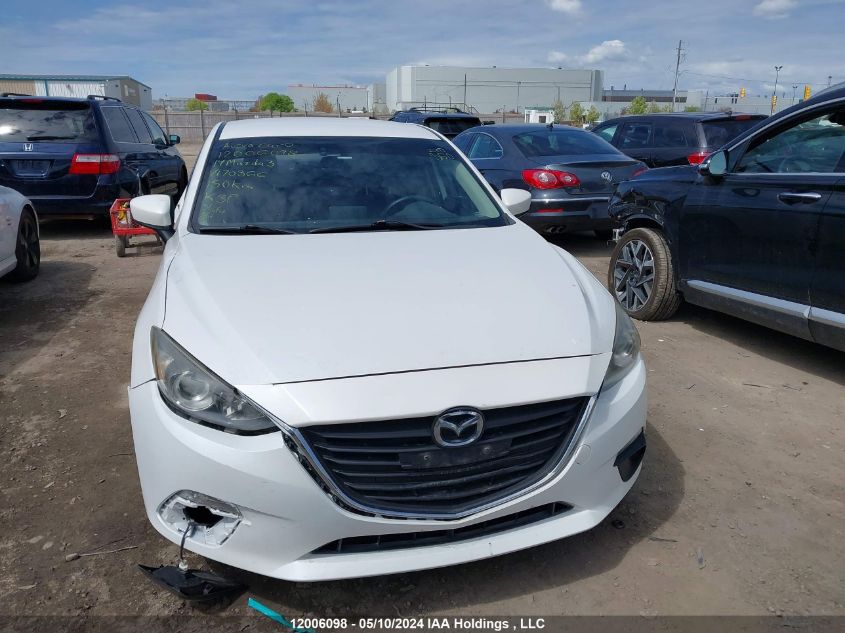 2014 Mazda Mazda3 VIN: JM1BM1V79E1170366 Lot: 12006098
