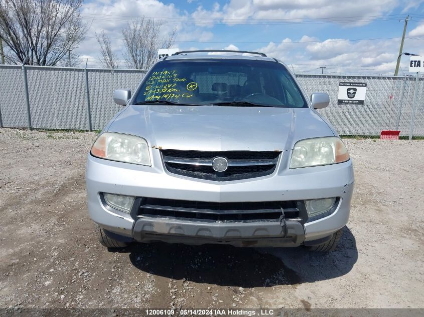 2003 Acura Mdx Touring VIN: 2HNYD18653H001287 Lot: 12006109