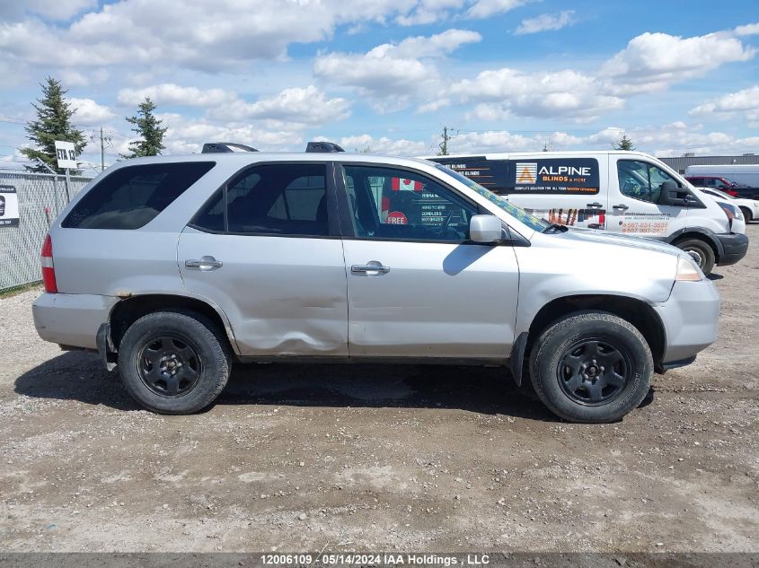 2003 Acura Mdx Touring VIN: 2HNYD18653H001287 Lot: 12006109