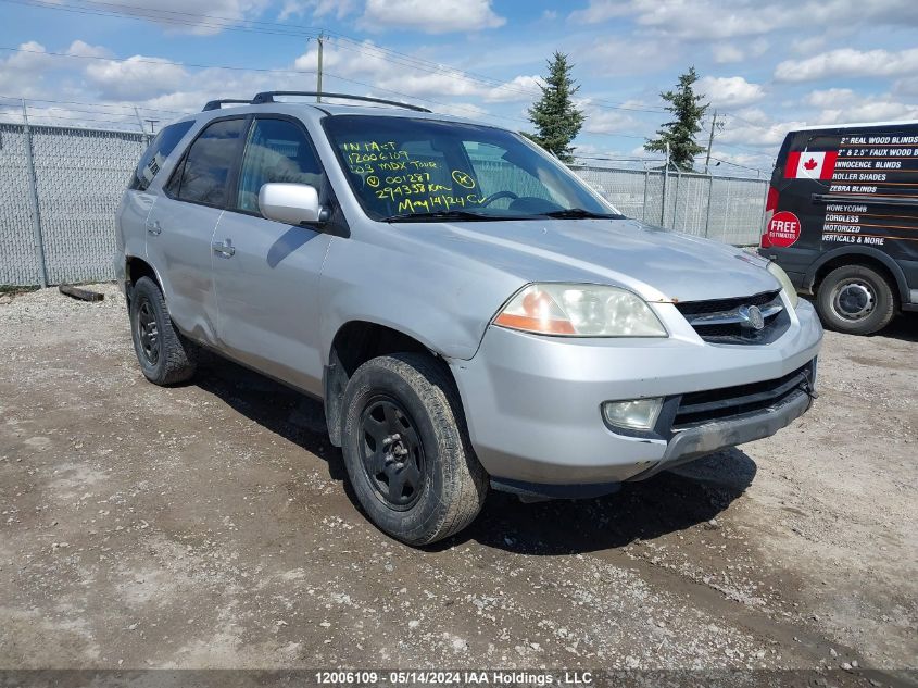 2003 Acura Mdx Touring VIN: 2HNYD18653H001287 Lot: 12006109