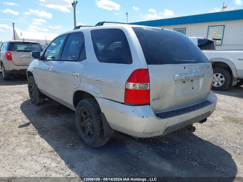 2003 Acura Mdx Touring VIN: 2HNYD18653H001287 Lot: 12006109