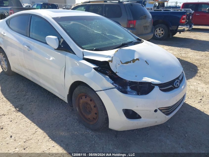 2012 Hyundai Elantra Limited VIN: 5NPDH4AE9CH123413 Lot: 12006115