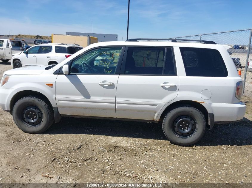 2007 Honda Pilot VIN: 2HKYF18497H002602 Lot: 12006152