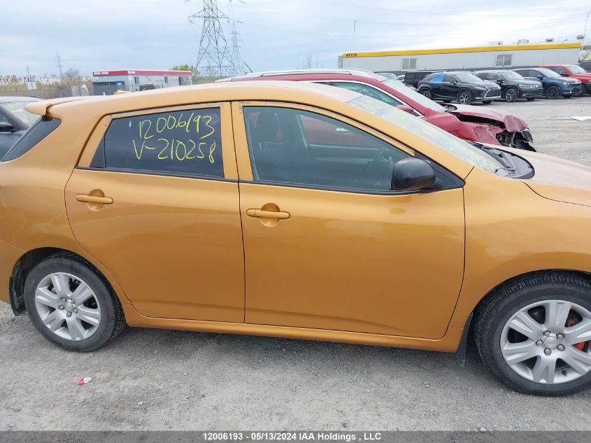 2010 Toyota Matrix VIN: 2T1KU4EE2AC210258 Lot: 12006193