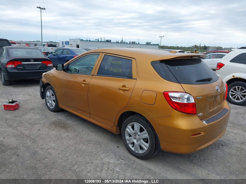 2010 Toyota Matrix VIN: 2T1KU4EE2AC210258 Lot: 12006193