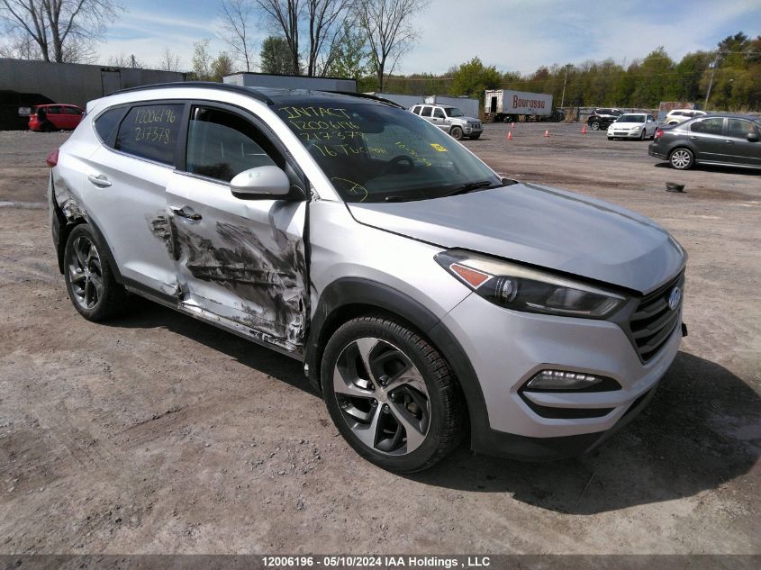 2016 Hyundai Tucson VIN: KM8J3CA29GU217378 Lot: 12006196