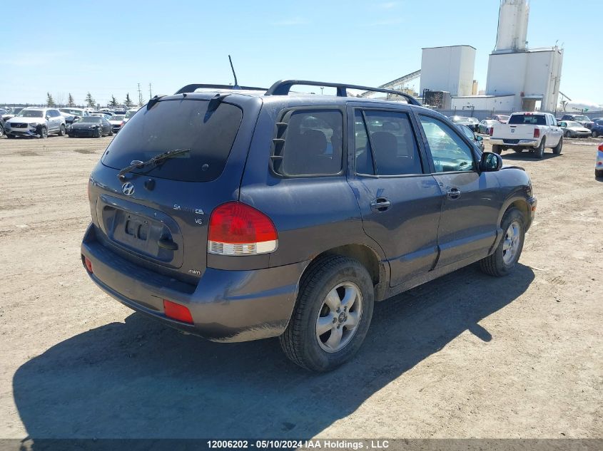 2006 Hyundai Santa Fe VIN: KM8SB73D96U106292 Lot: 12006202