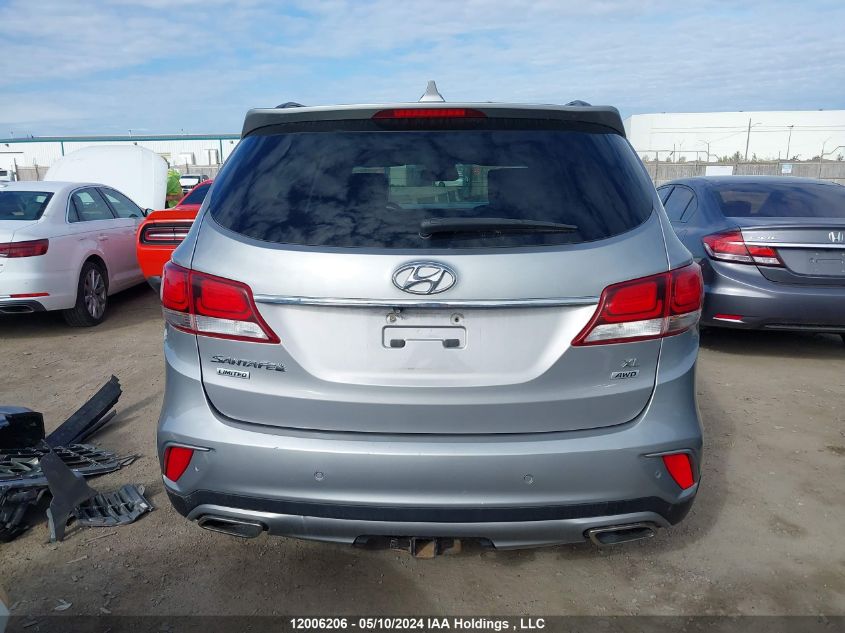 2017 Hyundai Santa Fe Xl Limited VIN: KM8SNDHF7HU178238 Lot: 12006206