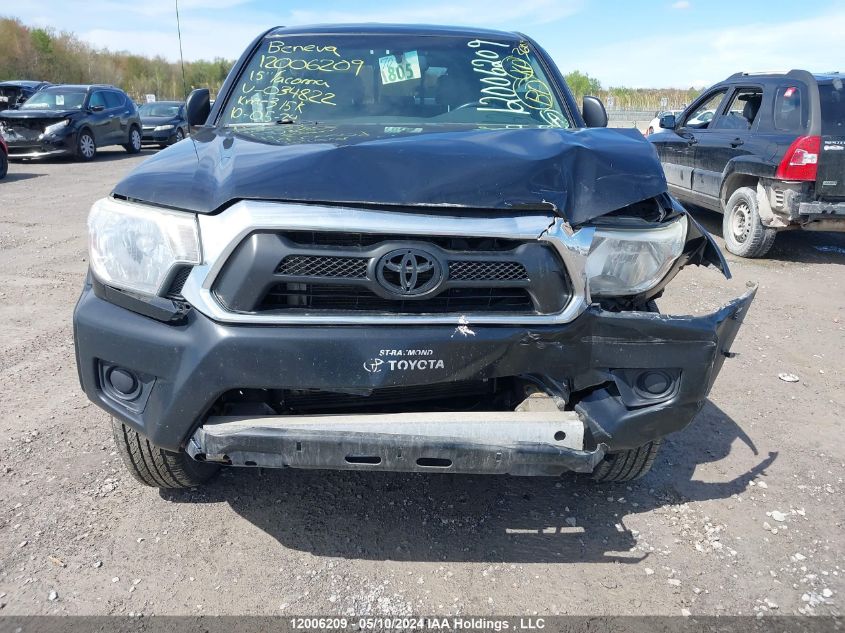 2015 Toyota Tacoma V6 VIN: 5TFMU4FN1FX034822 Lot: 12006209