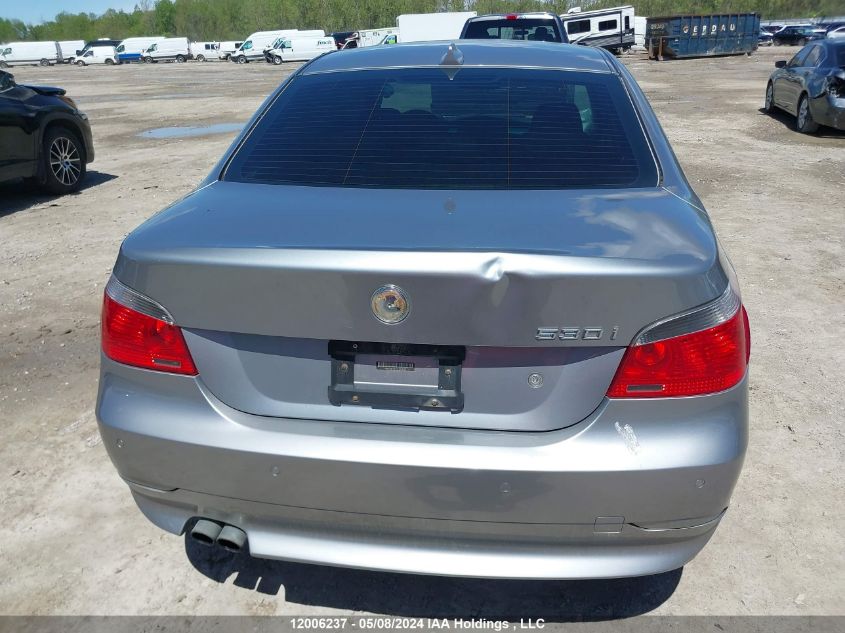 2007 BMW 530 I VIN: WBANE73547CM44625 Lot: 12006237